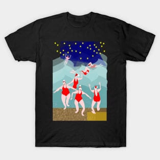 Wild Swimming at Christmas T-Shirt